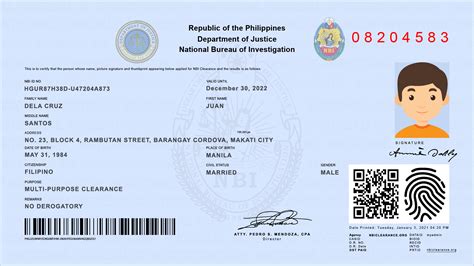 NBI CLEARANCE.